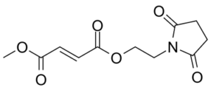 A diroximel-fumarát kémiai szerkezete